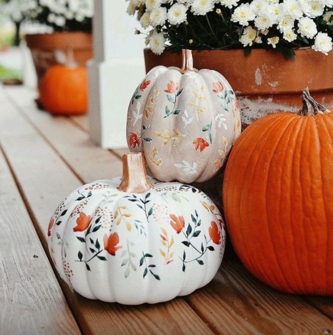 Painted Pumpkins with Braighlee Fine Art