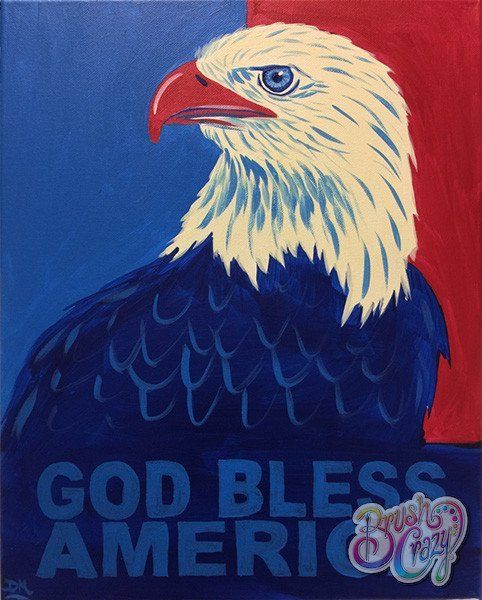 EAGLE GOD BLESS AMERICA