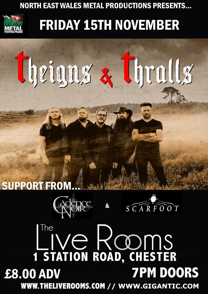 Theigns & Thralls UK Tour 2024 - The Live Rooms, Chester