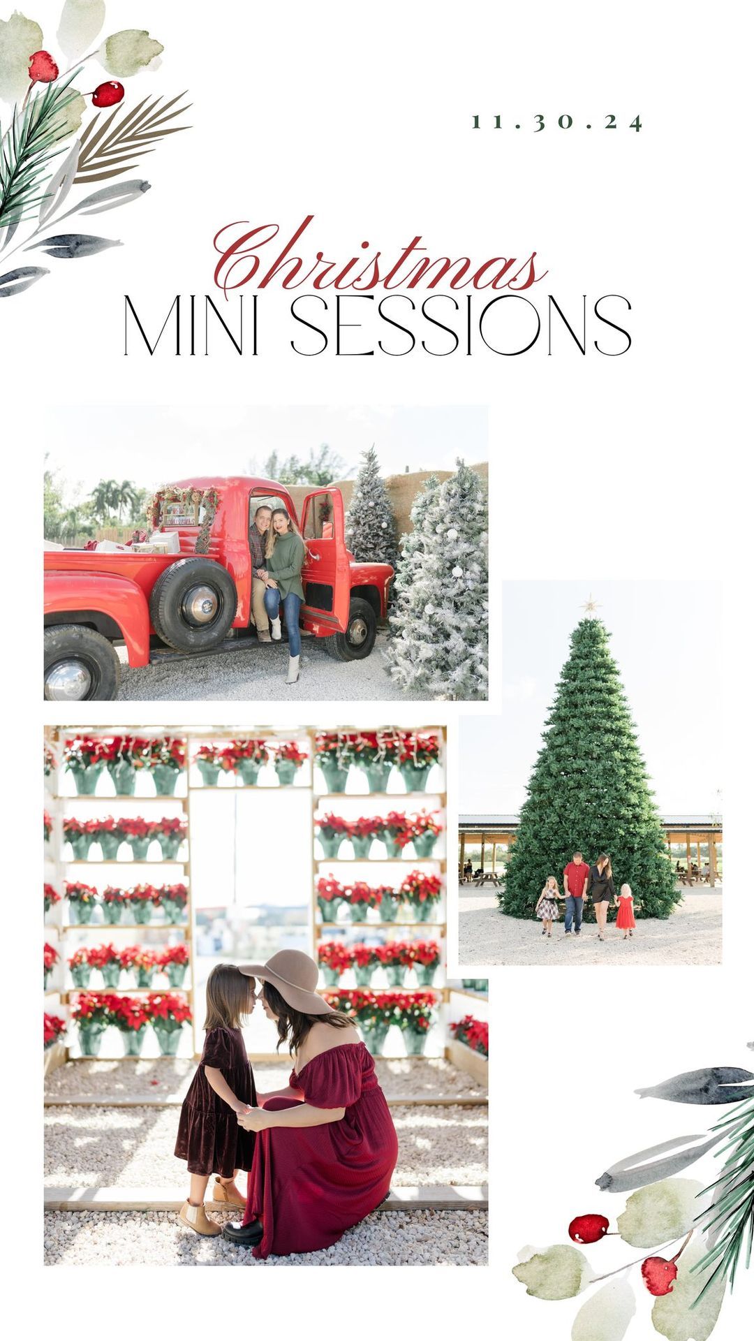 Christmas Tree Farm Mini Sessions