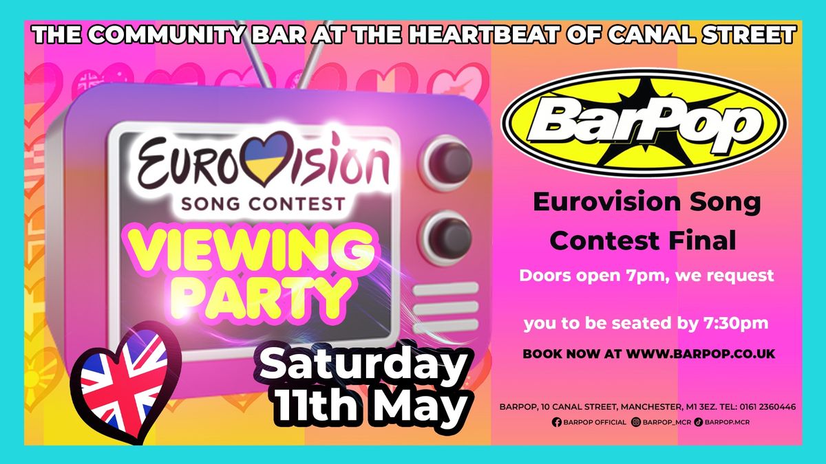 The biggest Eurovision viewing party in the Gay Village 