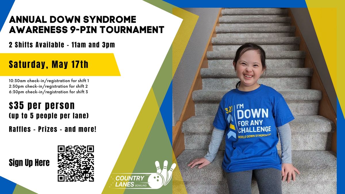 5th Annual Down Syndrome Awareness 9-Pin Tournament