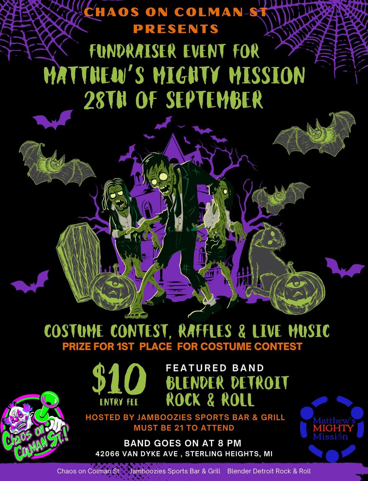 Chaos on Colman Street Halloween Kickoff Event - Costume Contest!