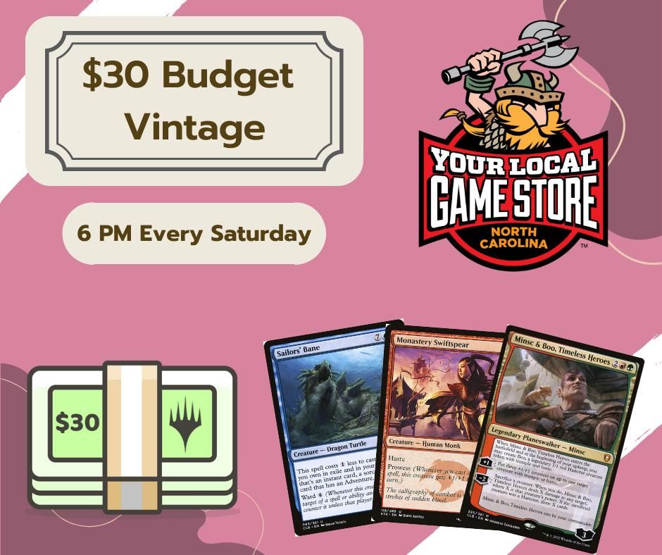 Vintage Magic the Gathering Event