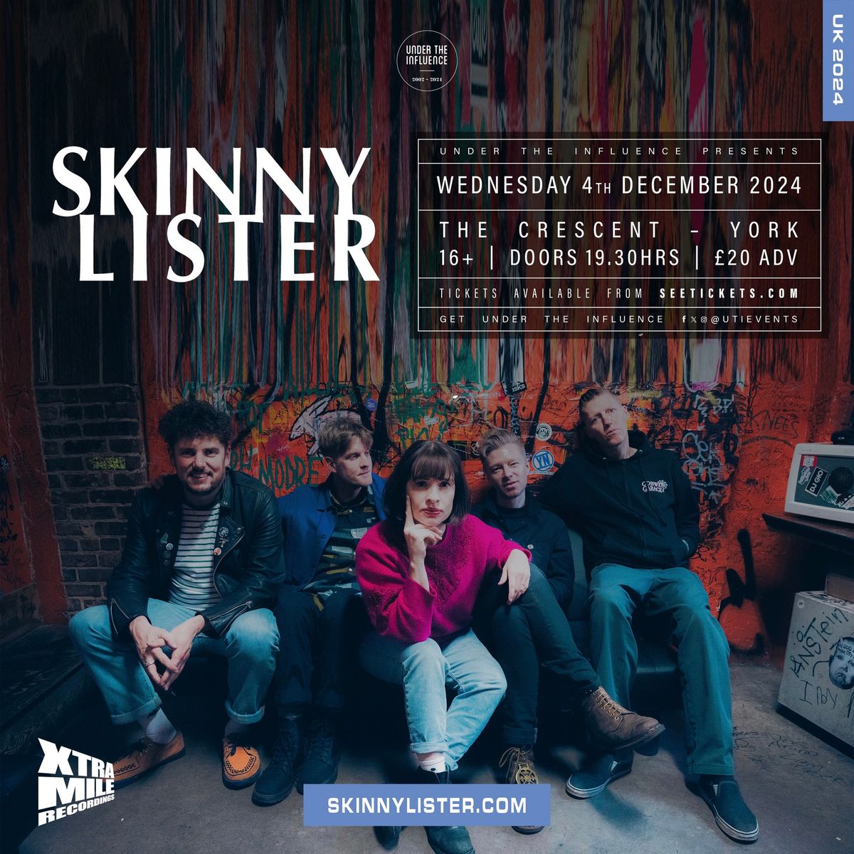 SKINNY LISTER + THE LEYLINES + BEN BROWN | THE CRESCENT | YORK