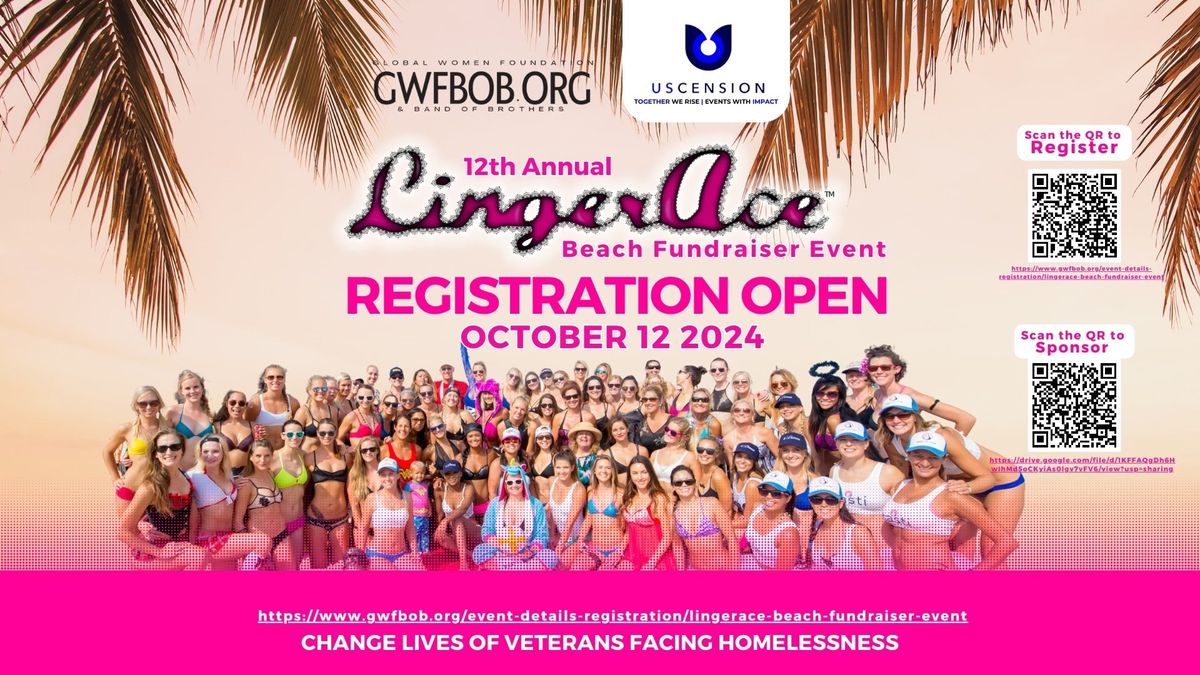 12th Annual Lingerace Beach Event & Volleyball Charity Tournament 