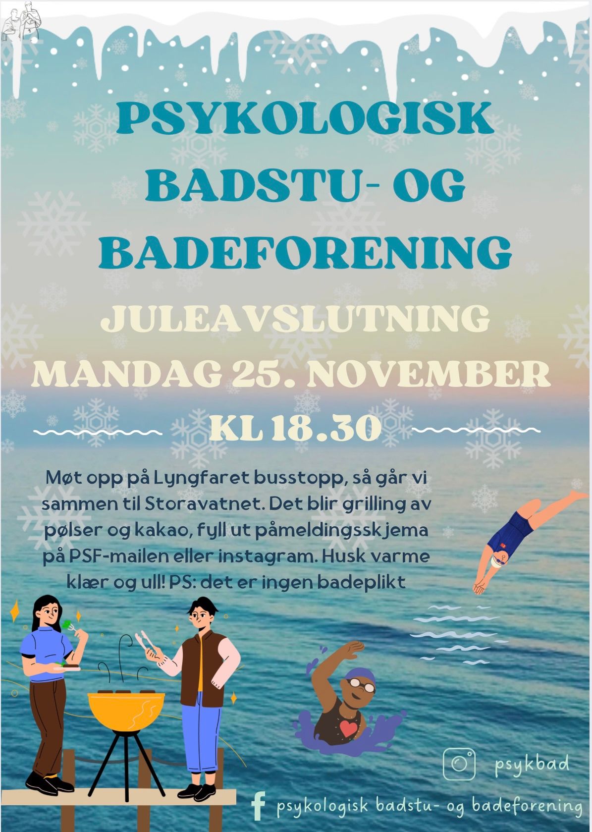 Juleavslutning ved Storavatnet