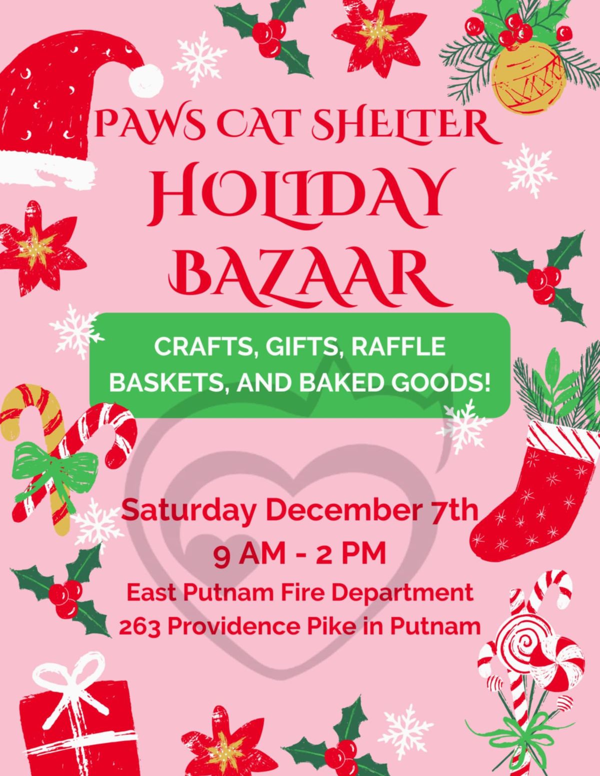 Paws Cat Shelter Holiday Bazaar 