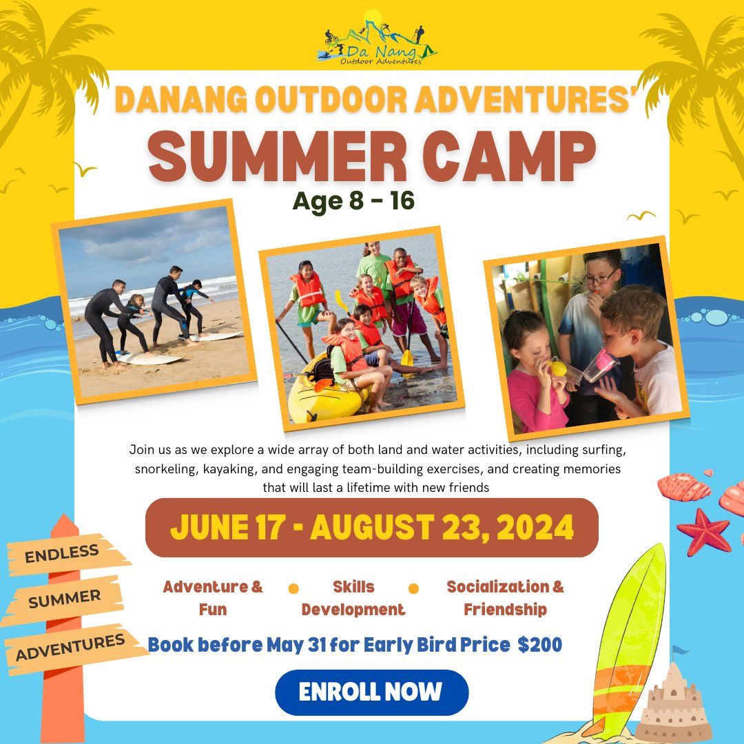 Danang Outdoor Adventures' Weekly Kids Summer Camp