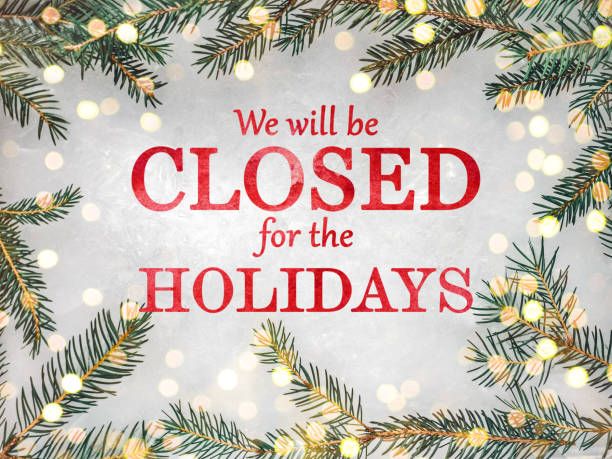 Dojo Closed for Staff Holiday Vacation 