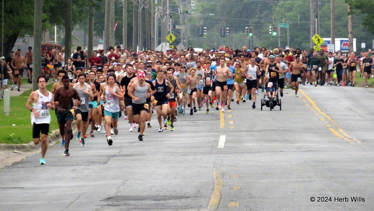 Gulf Winds Track Club's 2025 Palace Saloon 5K