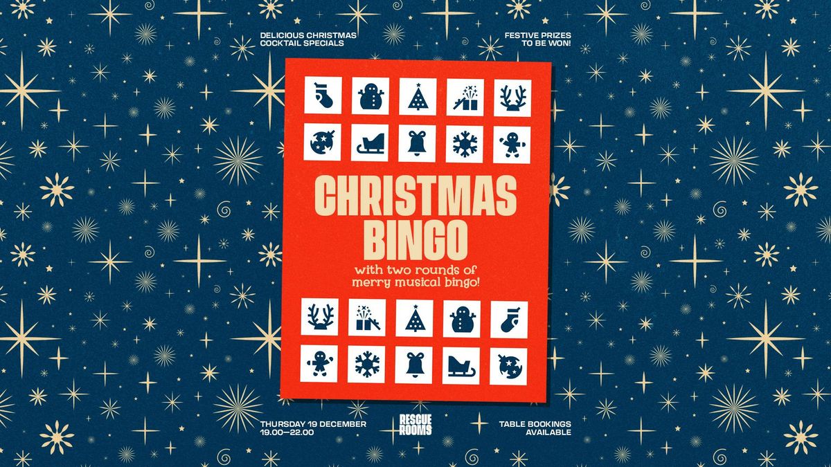 Christmas Bingo \ud83c\udf84 Merry musical bingo! \u2014 Rescue Rooms, Nottingham