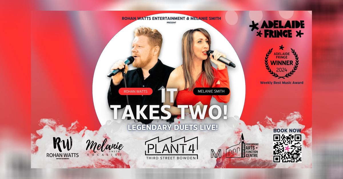 It Takes Two! Legendary Duets Live! Extended show at Murray Bridge