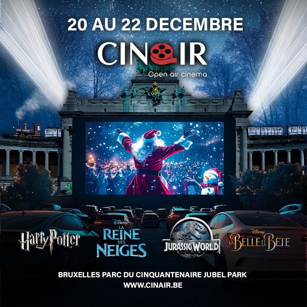 Cinair: Drive-in cinema, xmas edition - Brussels  