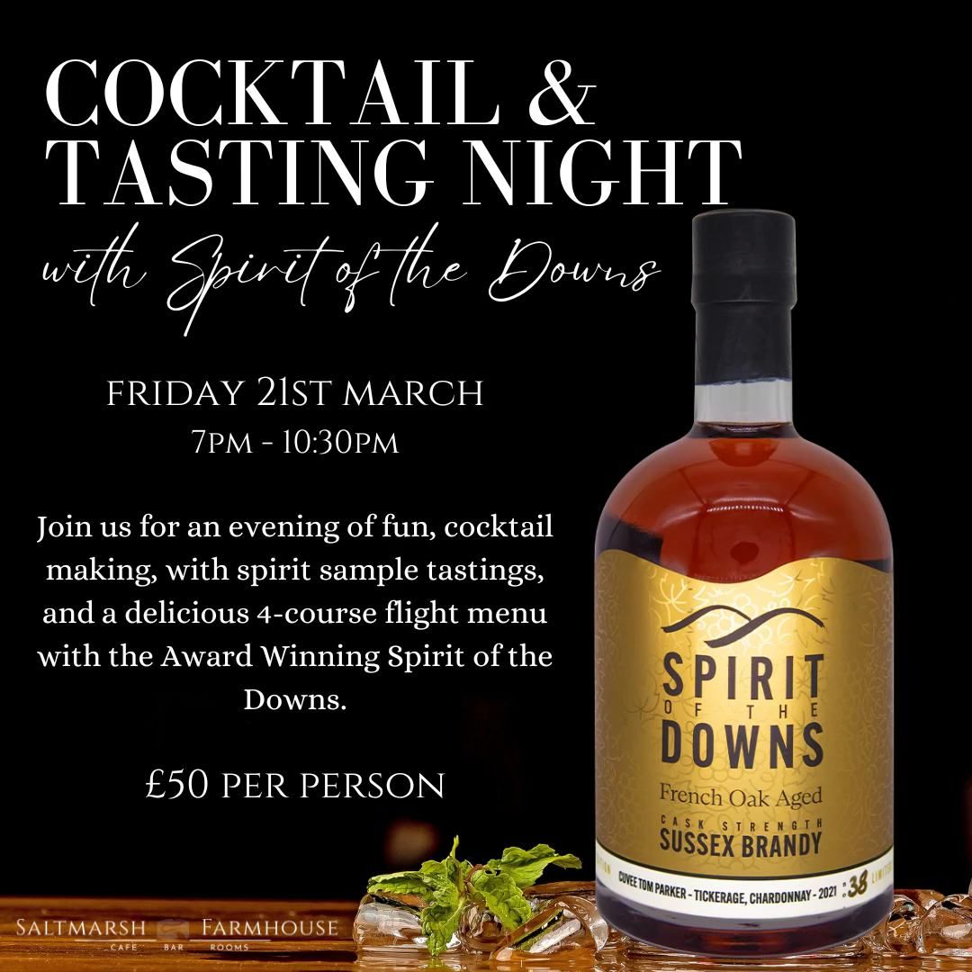 Cocktail & Tasting Night with Spirit of the Downs