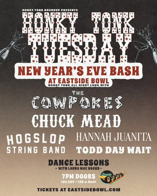 Honky Tonk Tuesday New Year's Eve Bash