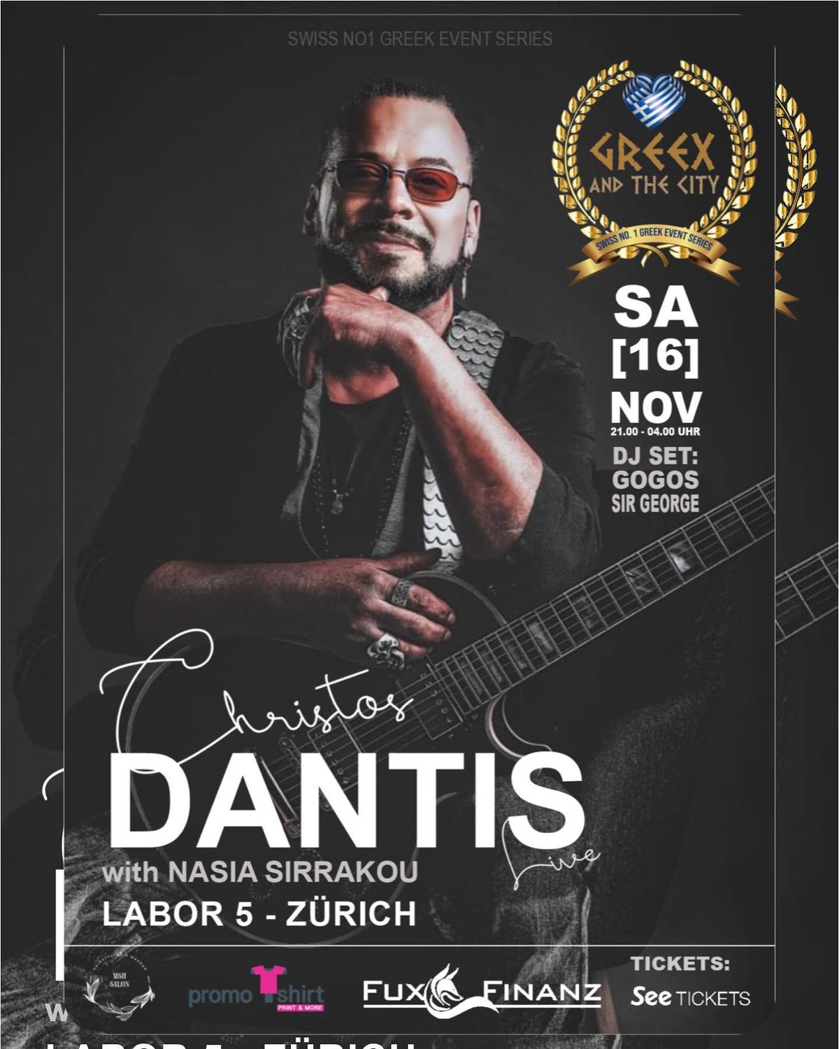 Christos Dantis live in Z\u00fcrich