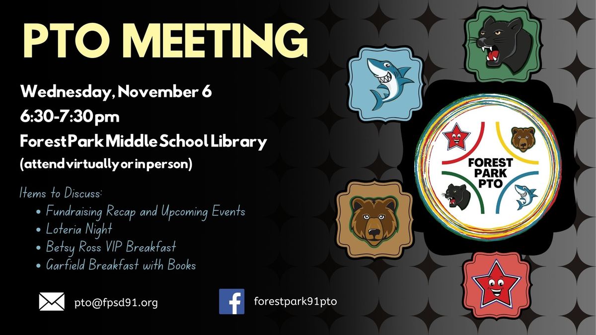 November Monthly PTO Meeting