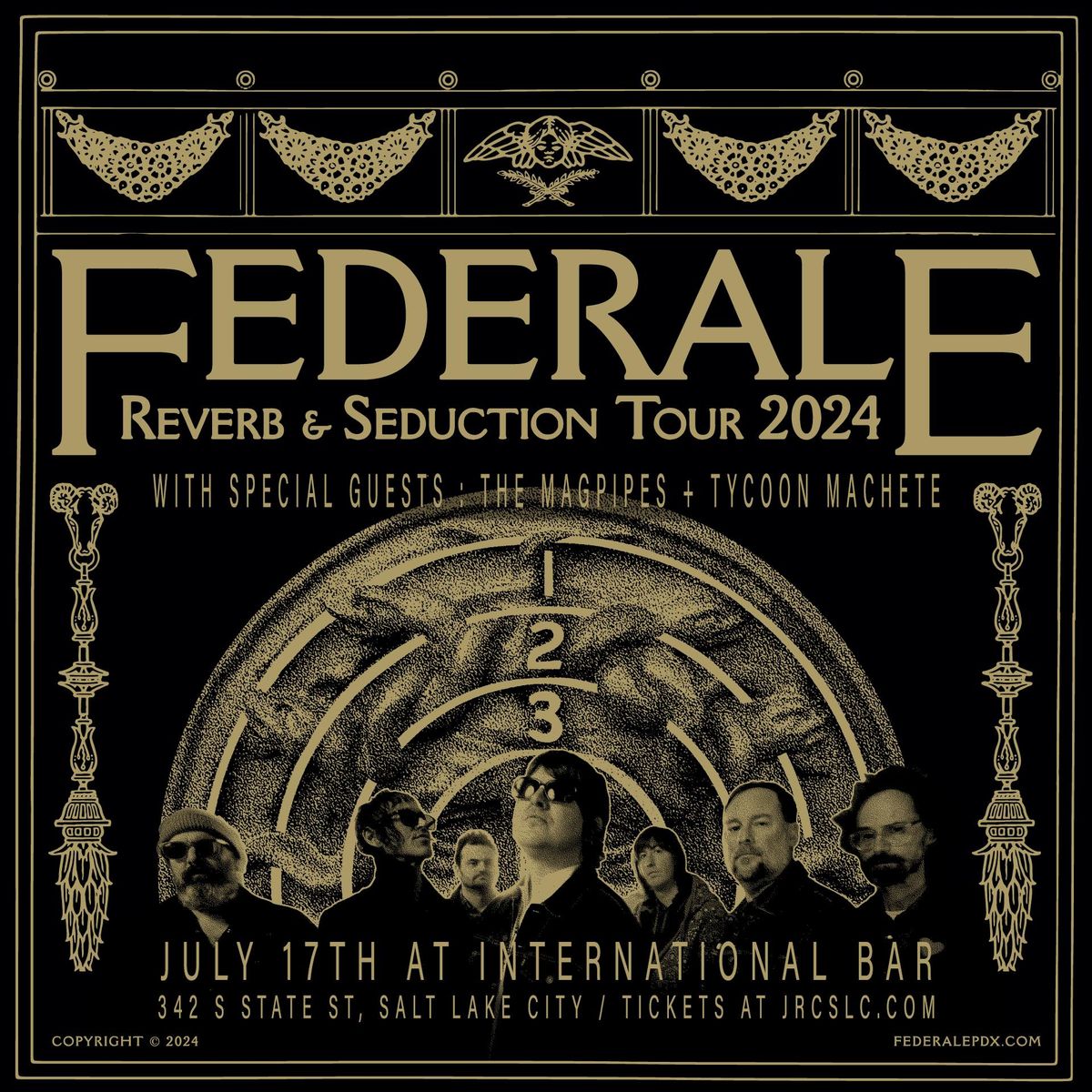 Federale, The Magpipes, Tycoon Machete at International Bar
