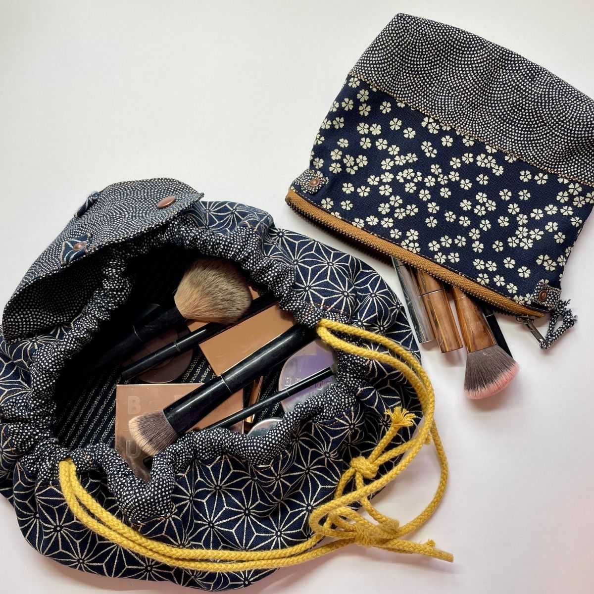 Christmas gifts - Learn to sew a duo of cosmetic bags