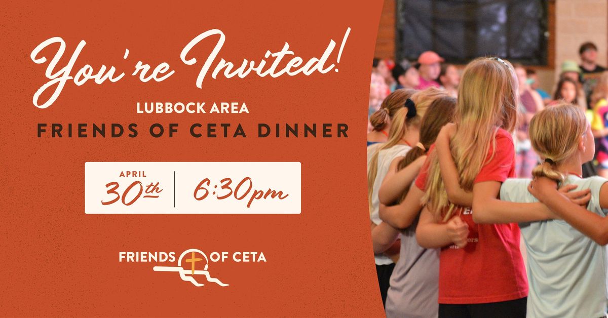 Annual Friends of Ceta Dinner - Lubbock Area