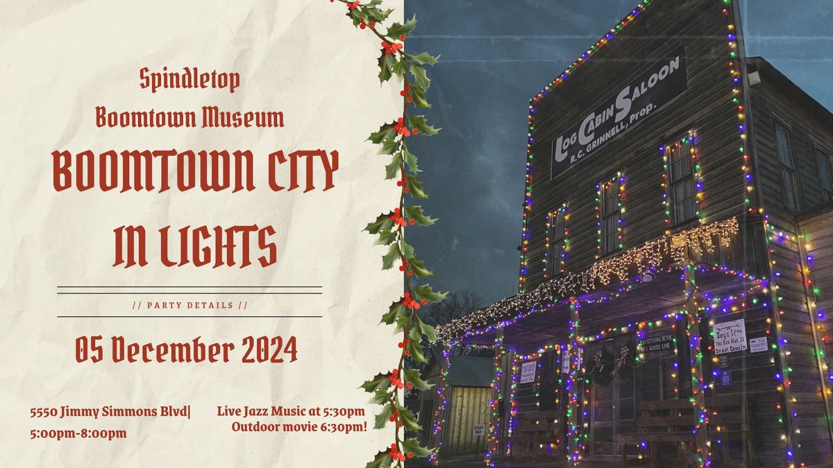 Boomtown City in Lights