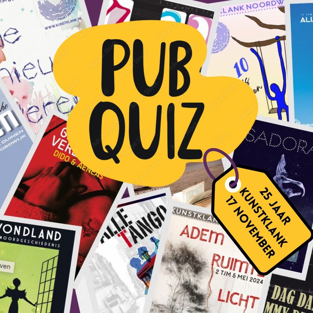 Pubquiz 25 jaar KunstKlank