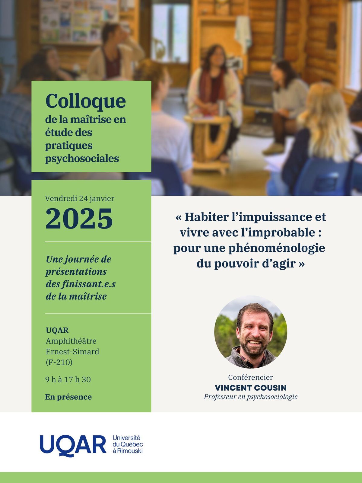 Colloque 2025 - Ma\u00eetrise en \u00e9tude des pratiques psychosociales