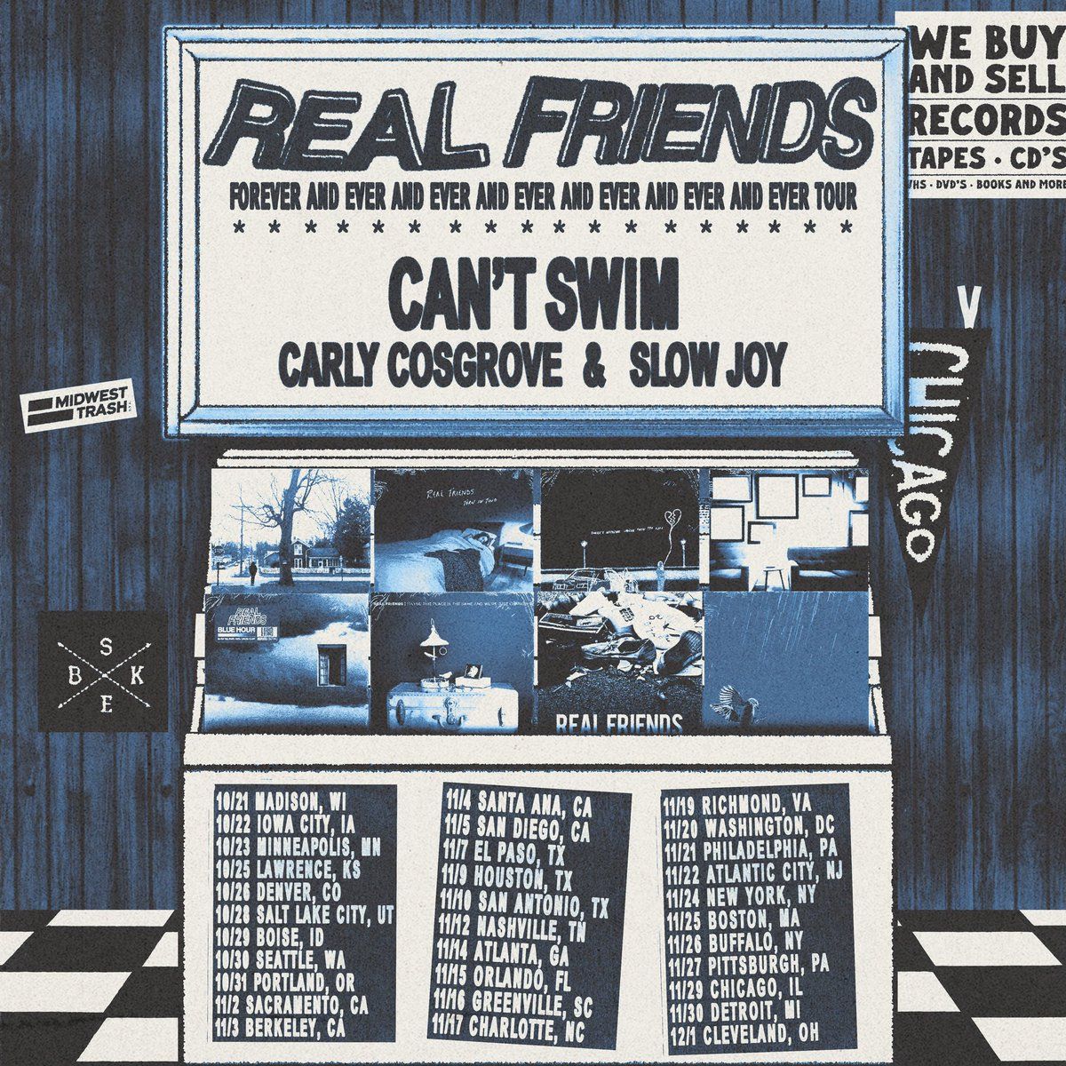 Real Friends with Can't Swim (18+)