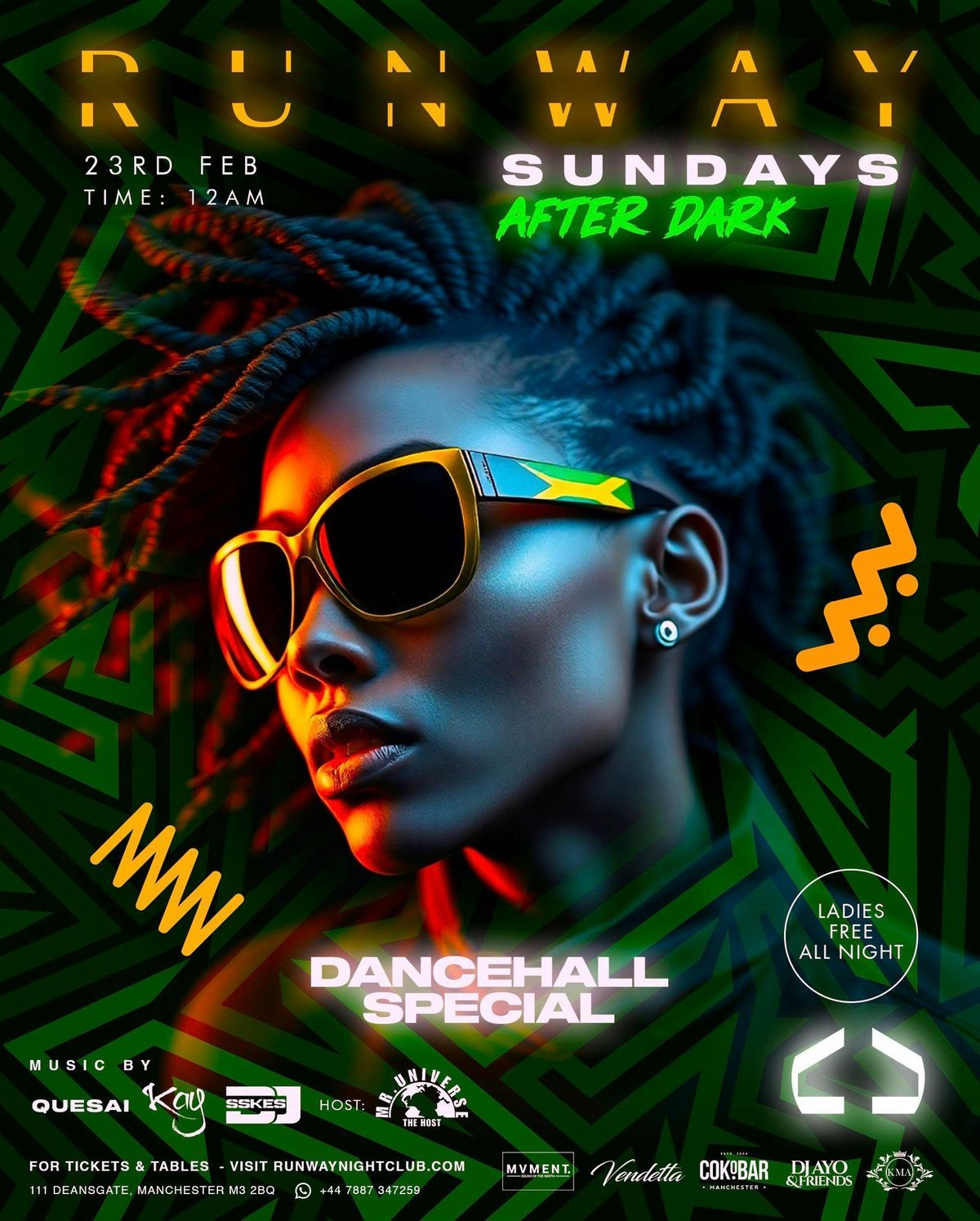 After Dark Sundays Dancehall Special @ Runway Manchester