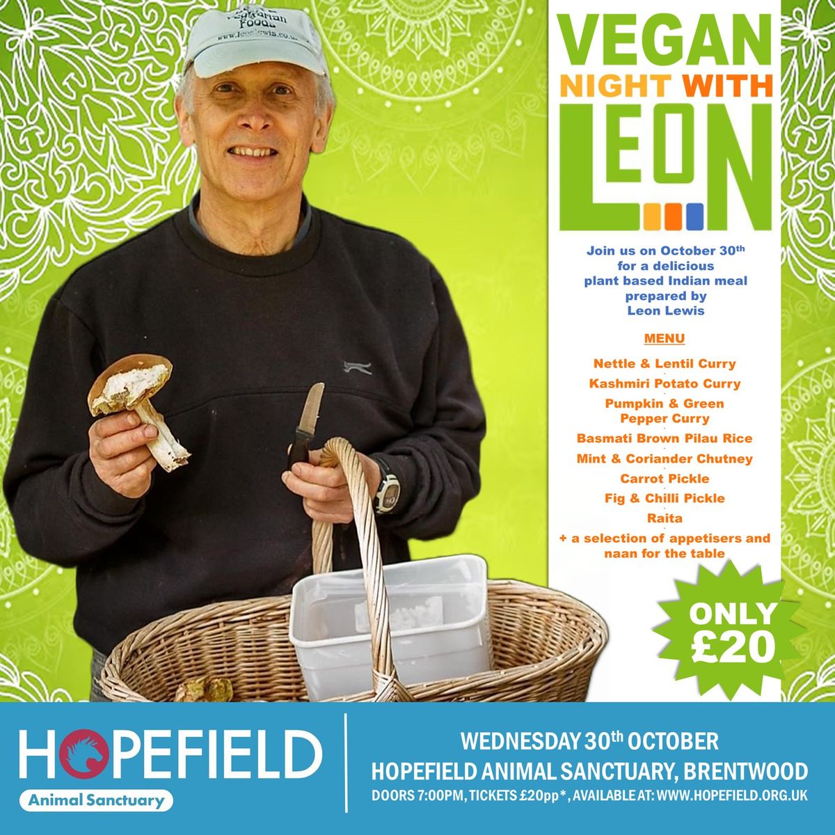 Vegan Night with Leon Lewis