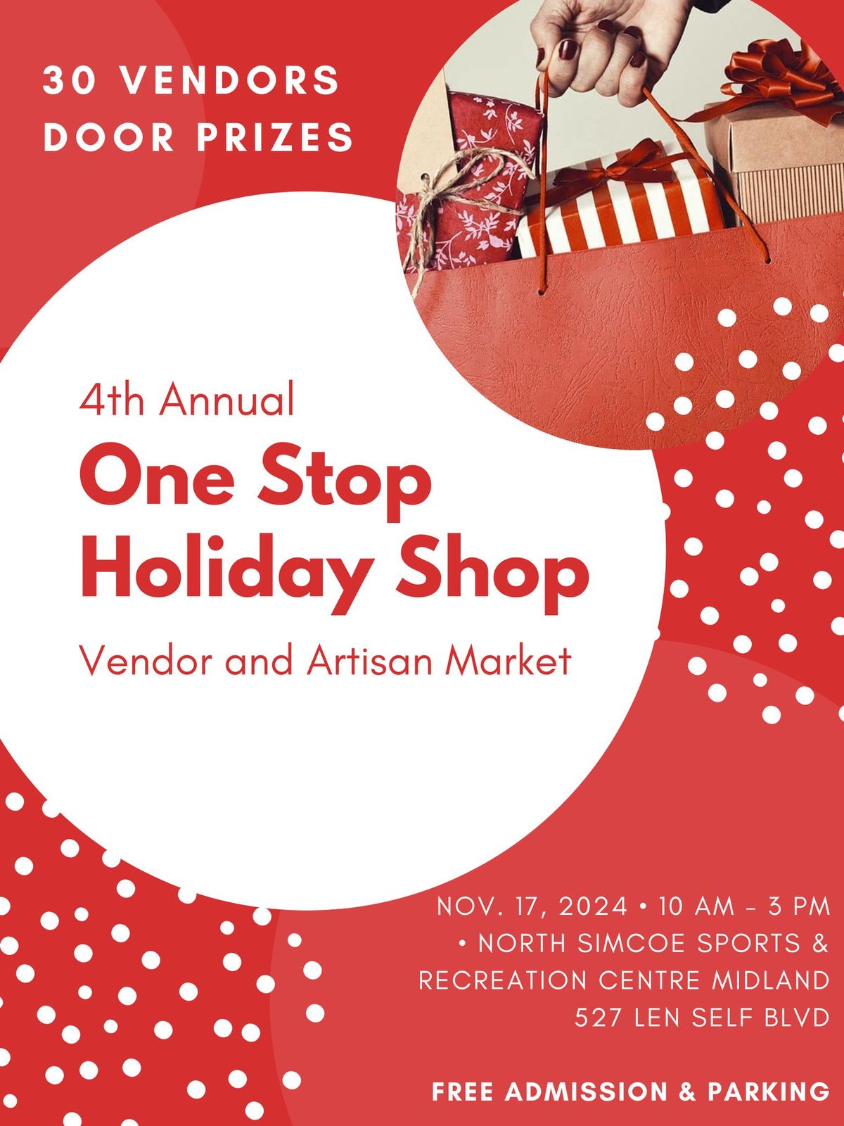 4th Annual One Stop Holiday Shop Vendor and Artisan Market