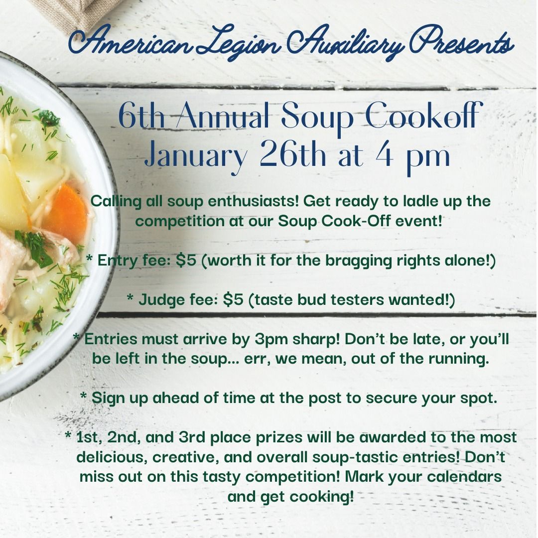 6th Annual Soup Cookoff