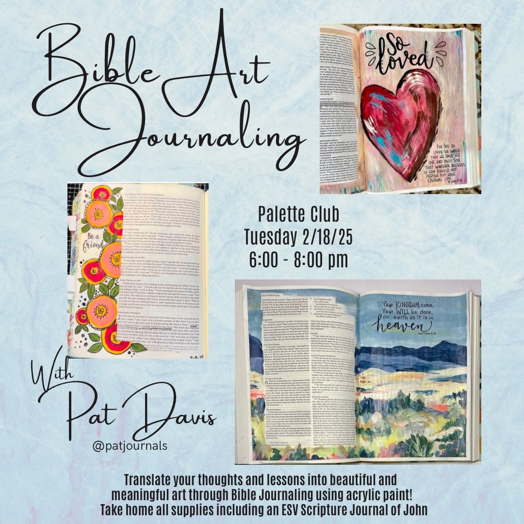 Bible Art Journaling Workshop with Artist Pat Davis