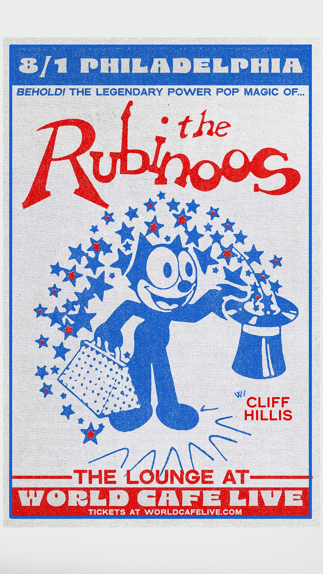 The Rubinoos - World Cafe Live, Philadelphia, PA w Cliff Hillis
