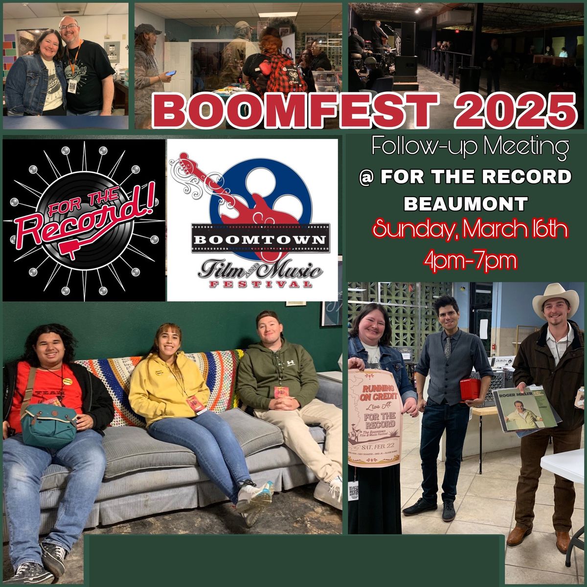 BoomFest 2025 Follow-up (Volunteer) Meeting 