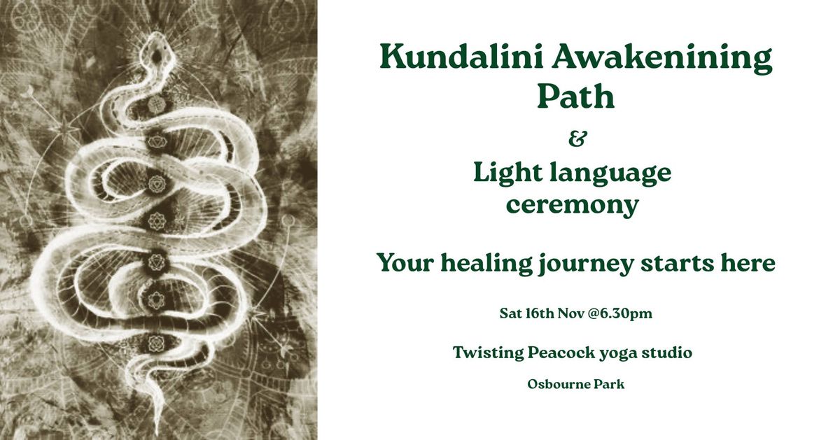 Kundalini Awakening Path Ceremony 16\/11 Perth Exchange $88