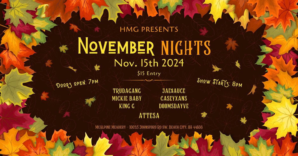 HMG Presents: November Nights - Mead & Music