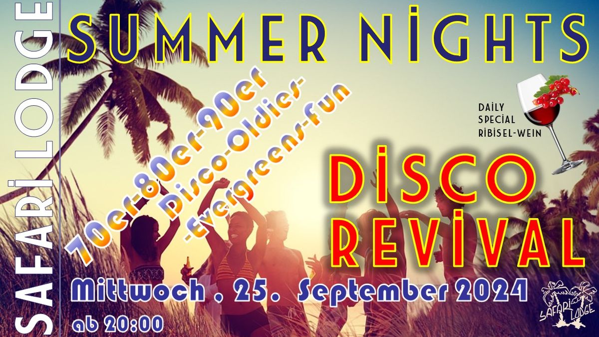 Summer Nights - Disco Revival - Tanzen wie damals