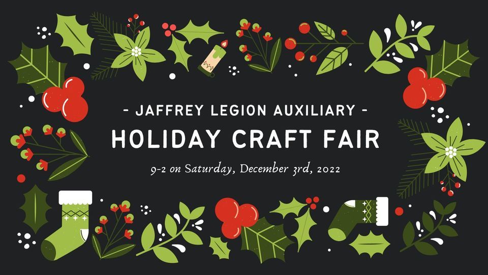 2022 Holiday Craft Fair at Jaffrey Legion