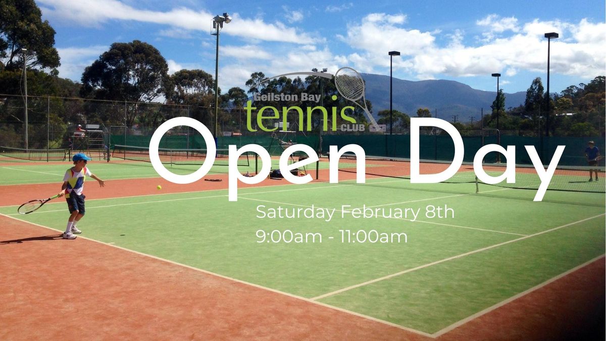 Geilston Bay Tennis Club Open Day