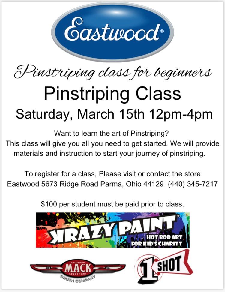 Pinstriping Class for beginners 