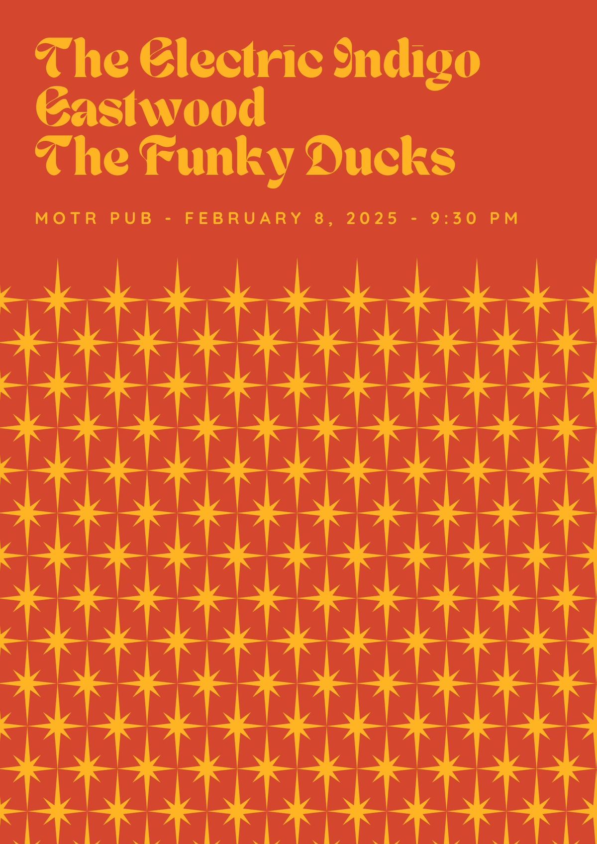 The Electric Indigo, Eastwood, The Funky Ducks