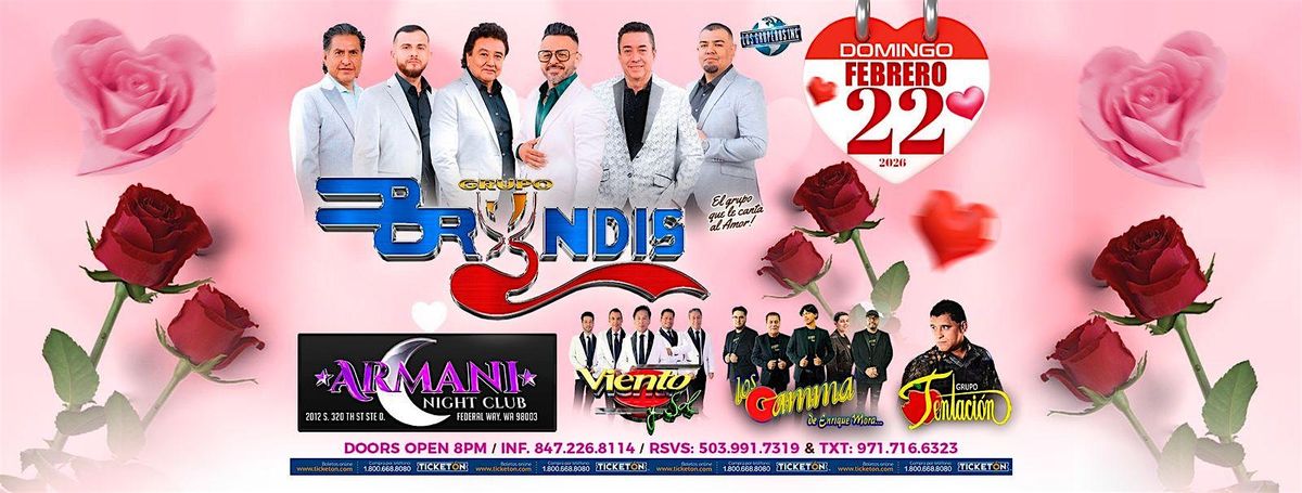 GRUPO BRYNDIS  VIENTO Y SOL  LOS GAMMA GRUPO TENTACION