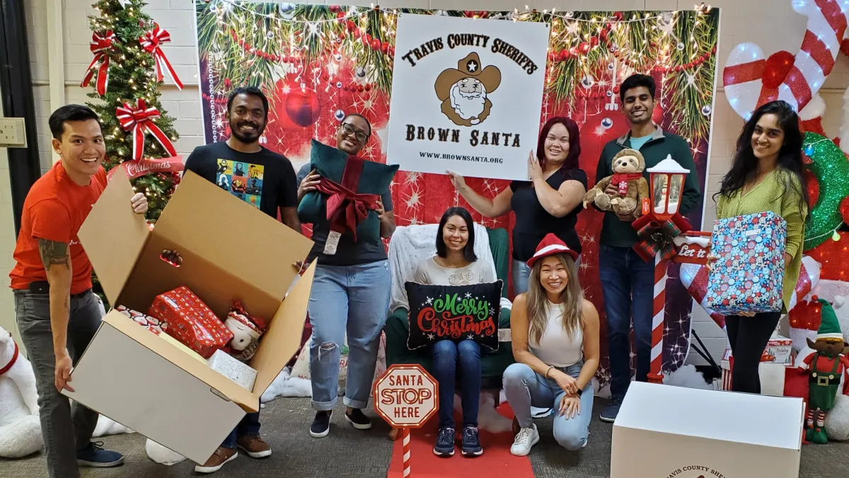 Brown Santa: Gift Wrapping for Travis County Families