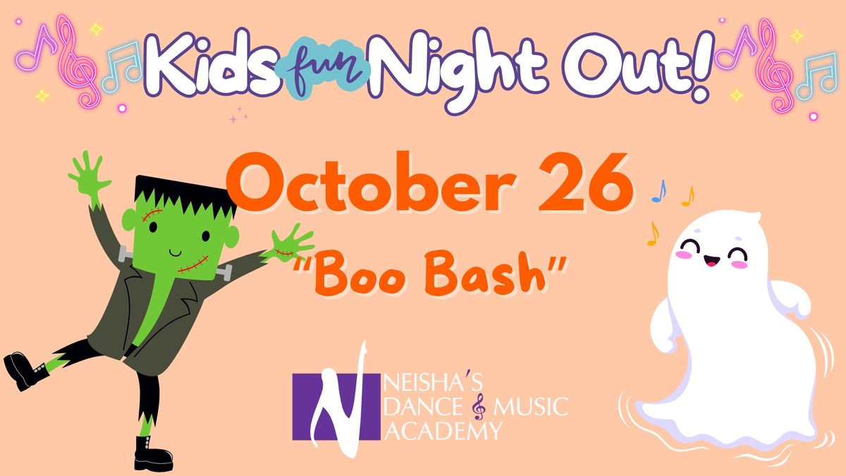 Boo Bash: Kids Night Out at Neisha\u2019s Dance & Music Academy