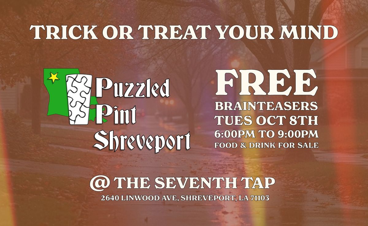 Puzzled Pint Shreveport - Oct 2024 - "Shopping Spree"