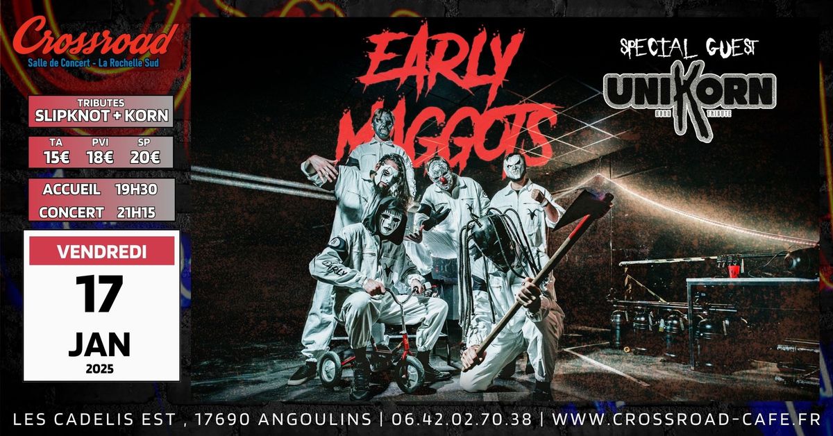 CONCERT | SLIPKNOT by EARLY MAGGOTS \u00d7 Special Guest KORN by UNIKORN