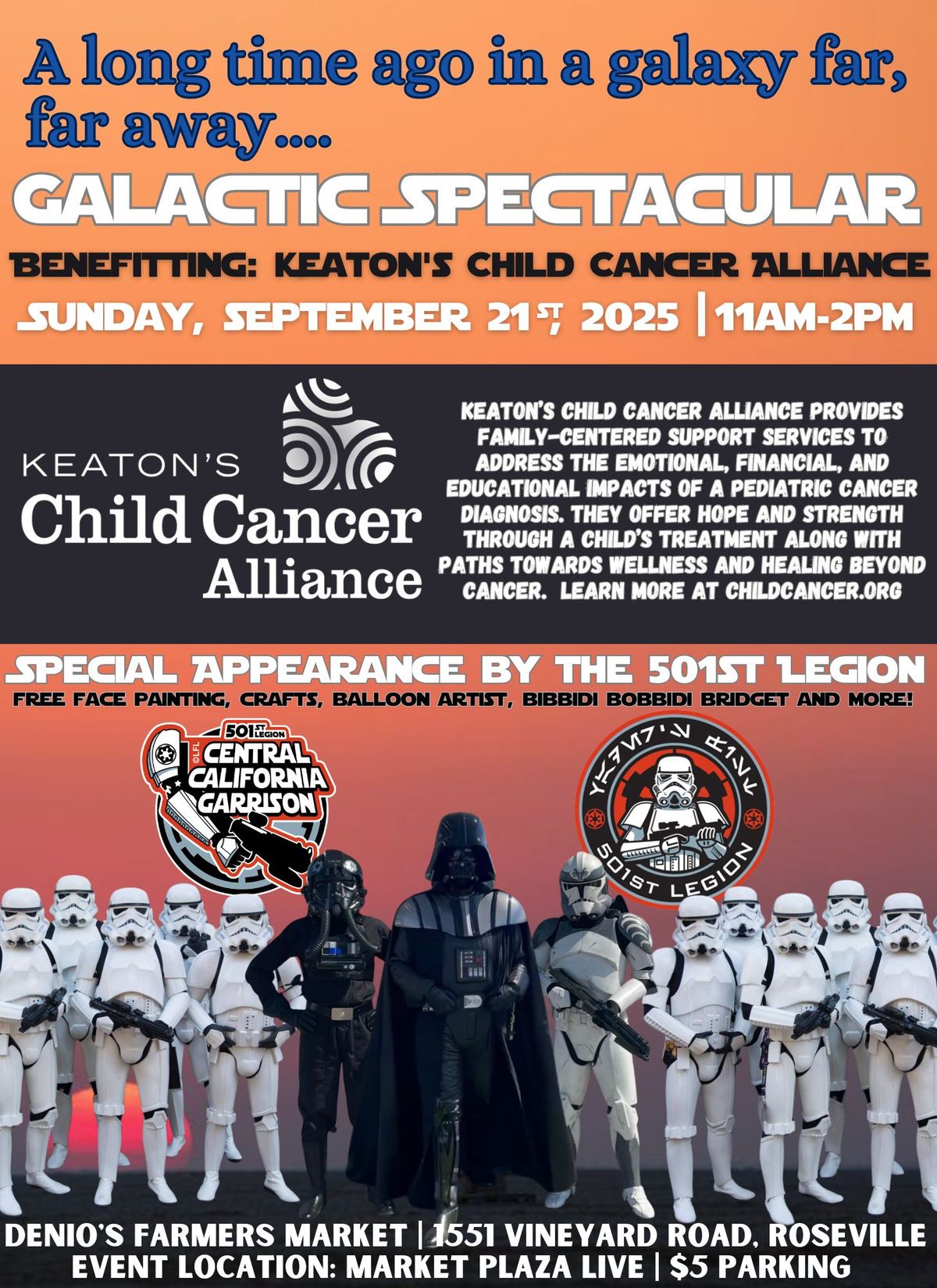 Galactic Spectacular Benefitting: Keaton's Child Cancer Alliance 