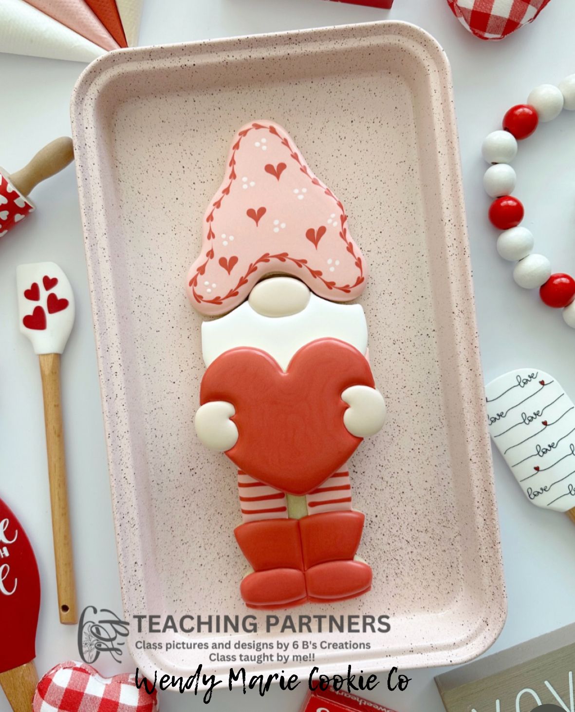 KIDS Valentine Gnome Cookie Class